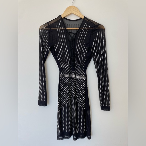 NEW black sheer dress - Picture 1 of 4